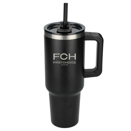 Pinnacle 40 Oz. Vacuum Insulated Eco-Friendly Travel Tumbler Wit